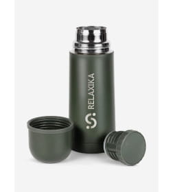 Термос 350 мл узкое горлышко (хаки) Relaxika 101
