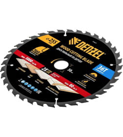Диск пильный по дереву 255х36Tх30мм Denzel 733627