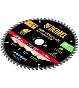 Диск пильный по дереву 250х60Tх30 мм Denzel 733587