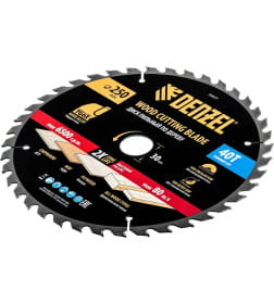 Диск пильный по дереву 250х40Tх30 мм Denzel 733577