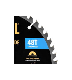 Диск пильный по дереву 235х48Tх30 мм Denzel 733547