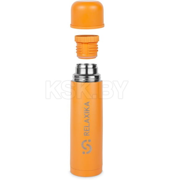 Термос 1 л узкое горлышко (желтый) Relaxika 101