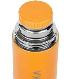 Термос 1 л узкое горлышко (желтый) Relaxika 101