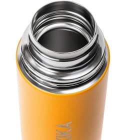 Термос 1 л узкое горлышко (желтый) Relaxika 101