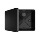 Коробка разветвительная для открытой установки 100*100*50мм IP67 черная GE42455-05 (49654) 