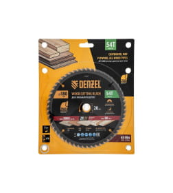 Диск пильный по дереву 180х54Tх20 мм Denzel 733297
