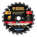 Диск пильный по дереву 165х24Tх20 мм тонкий Denzel 733267 (733267) 