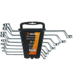 Набор ключей накидных 6-22 мм (8 шт.) Вихрь 73/6/5/2