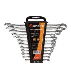 Набор ключей комбинированных 6-22 мм (12 шт.) Вихрь 73/6/5/8