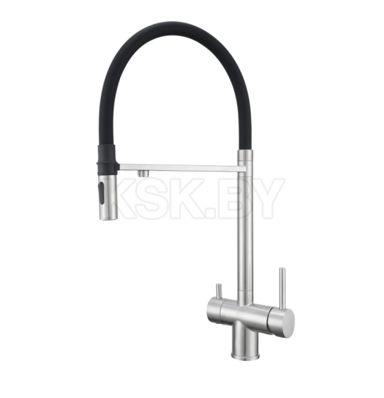 Смеситель для кухни под фильтрованную воду Gross Aqua Neosteel GA3188611SSB (GA3188611SSB) 