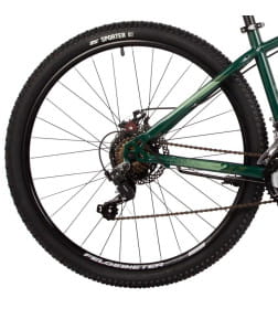 Велосипед FOXX 27.5" CAIMAN зеленый, сталь, размер 16