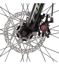 Велосипед FOXX 27.5" CAIMAN зеленый, сталь, размер 16