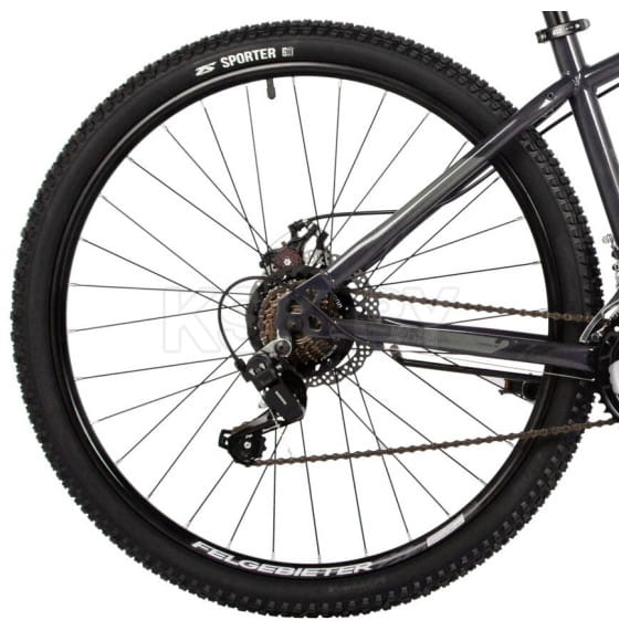 Велосипед FOXX 27.5" CAIMAN синий, сталь, размер 16 (174579 27SHD.CAIMAN.16BL5) 