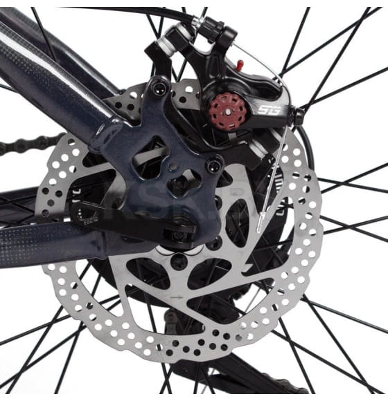 Велосипед FOXX 27.5" CAIMAN синий, сталь, размер 16 (174579 27SHD.CAIMAN.16BL5) 