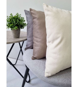 Подушка декоративная 35x35 см (светло-коричневый) MATEX ARIA PREMIUM VELOURS 65-371