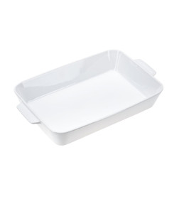 Блюдо для запекания керамическое 33,5х20,5х5,5 см S11055-white