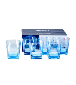 Набор стаканов стеклянных "Sterling ice blue" 300 мл (6 шт.) J1582