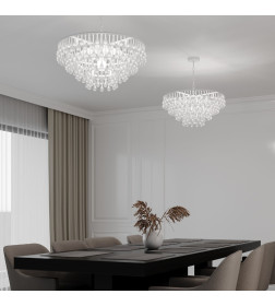 Подвесная люстра со стеклянными подвесками 476/8 Bogate's