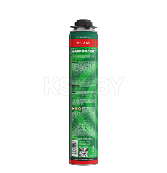 Пена PROF монтажная  Makroflex MEGA 65 Pro, 850 мл (3047840) 