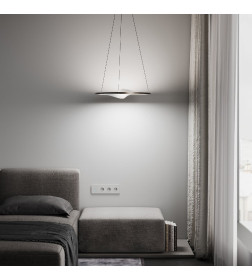 Подвесной светодиодный светильник 40027/1 LED серый Eurosvet