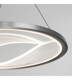 Подвесной светодиодный светильник 40026/1 LED серый Eurosvet