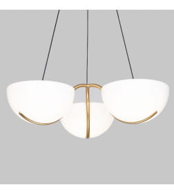 Подвесной светодиодный светильник 50083/3 LED золото Eurosvet