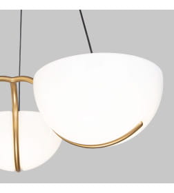 Подвесной светодиодный светильник 50083/3 LED золото Eurosvet