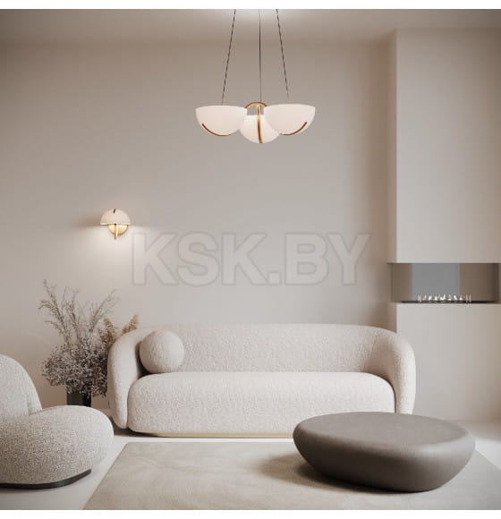 Подвесной светодиодный светильник 50083/3 LED золото Eurosvet (a069300) 