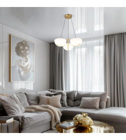 Подвесной светодиодный светильник 50083/3 LED золото Eurosvet