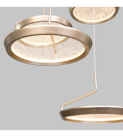 Подвесной светодиодный светильник 90034/6  золото Eurosvet