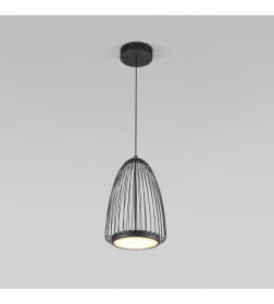 Подвесной светодиодный светильник 40009/1 LED черный Eurosvet