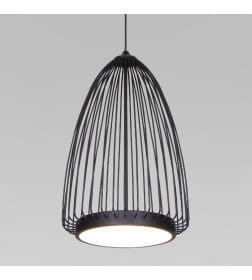 Подвесной светодиодный светильник 40009/1 LED черный Eurosvet