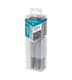 Сверло по металлу 15,0х169 мм (трехгранный хвостовик12,0 мм) HSS-Co Р6М5К5 (упак. 5 шт.) RENNBOHR COBALT PROM 671150