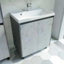 Тумба напольная Джой цемент 60 под умывальник Слим (GS-00001341) 