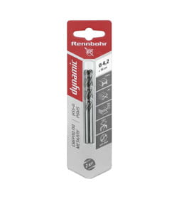 Сверло по металлу  4.2х75 мм Dinamic P9M3 фрезерованное "Rennbohr" 675042