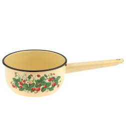 Ковш эмалированный 1,5 л Земляника лесная