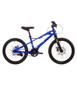 Велосипед NOVATRACK 20" LYNX. Магнезиевая рама, синий, защ.цепи, диск.тормоз, подножка, заднее крыло