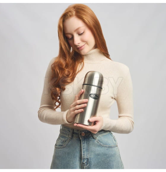 Термос БИОСТАЛЬ-ОХОТА NBP-Z 0,75 л ситечко, термочехол