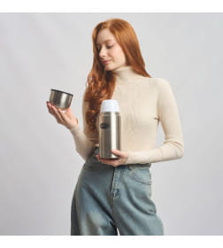 Термос БИОСТАЛЬ-ОХОТА NBP-Z 0,75 л ситечко, термочехол