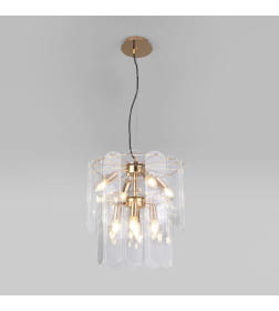 Подвесная люстра со стеклянными плафонами Smart 60170/8 золото Smart Eurosvet