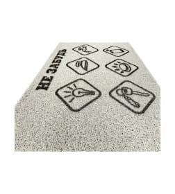 Коврик с жесткой щетиной "Dekorelle" LAPSHA 40х60 см арт. 086 