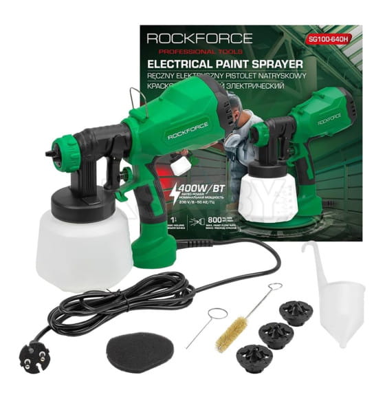 Краскопульт электрический RockFORCE RF-SG100-640H (RF-SG100-640H) 