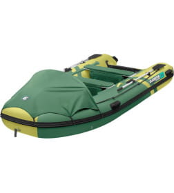 Лодка надувная GLADIATOR E380PRO зелено-оливковый