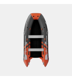 Лодка надувная GLADIATOR E380PRO оранжево-темносерый
