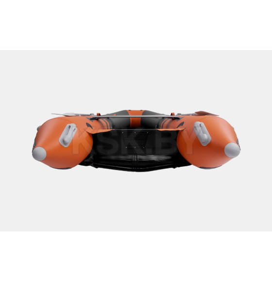 Лодка надувная GLADIATOR E380PRO оранжево-темносерый (BSM3963) 