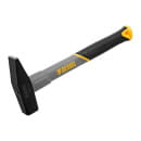 Молоток слесарный 500 гр кованый, фибергласовая рукоятка c TPR покрытием Denzel 10485 (10485) 