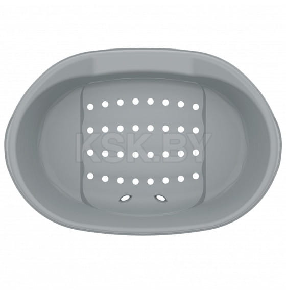 Лежак ALTA для кошек и собак пластиковый 610*415*205мм (с подушкой) (серый) М8410 (М8410) 