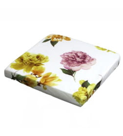 Подушка для сиденья "Розовые пионы" 33x33 см (белый, розовый) MATEX CUADRO CONCEPT 41-955