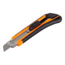 Нож с выдвижным лезвием 18 мм двухкомпонентный корпус, автоматический фиксатор Вихрь 73/10/10/4 (73/10/10/4) 