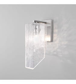 Настенный светильник с плафоном из фактурного стекла 381/1 Bogate's